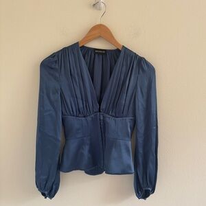 NICHOLAS Australia Revolve Satin Corset Bustier Top